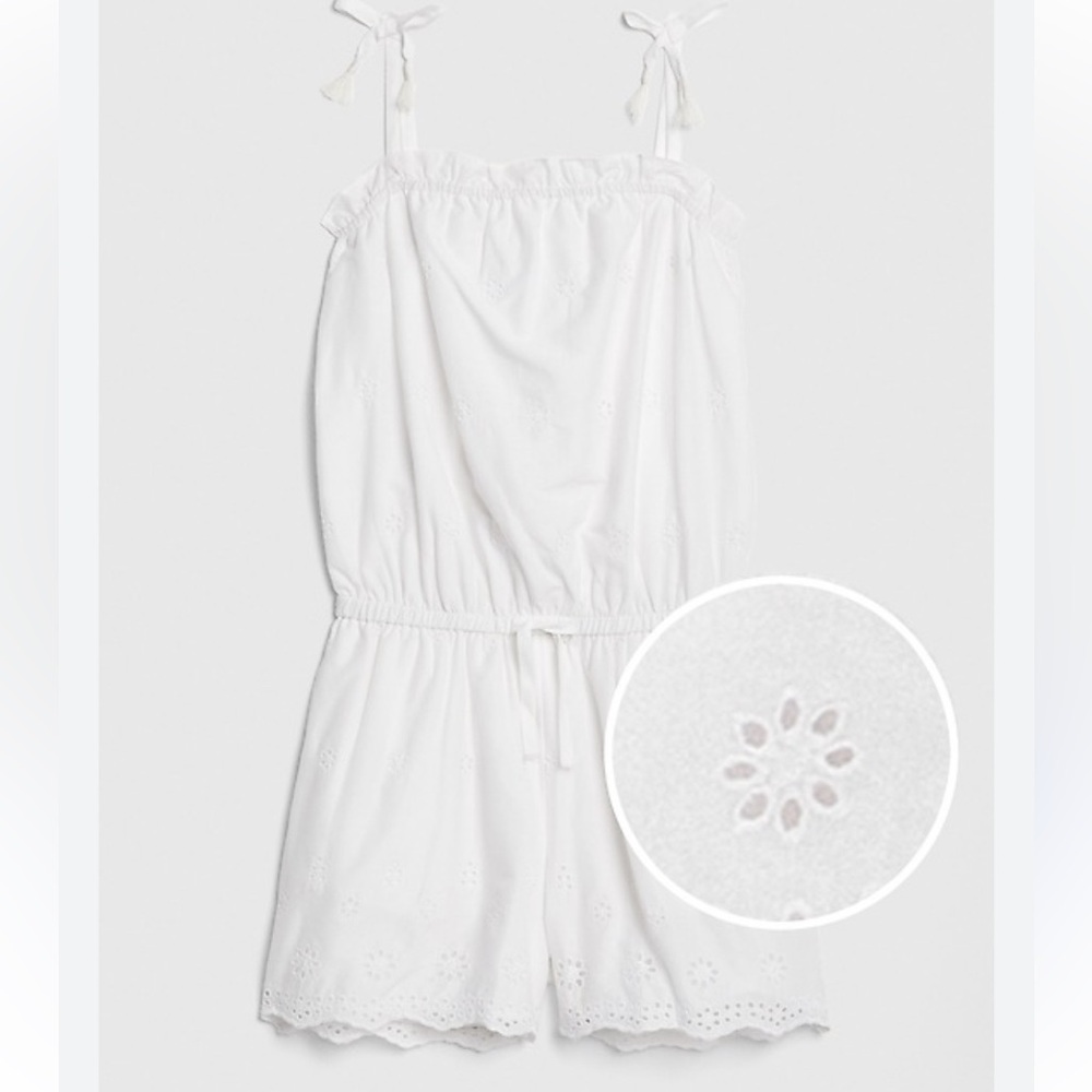 GAP Eyelet White Romper